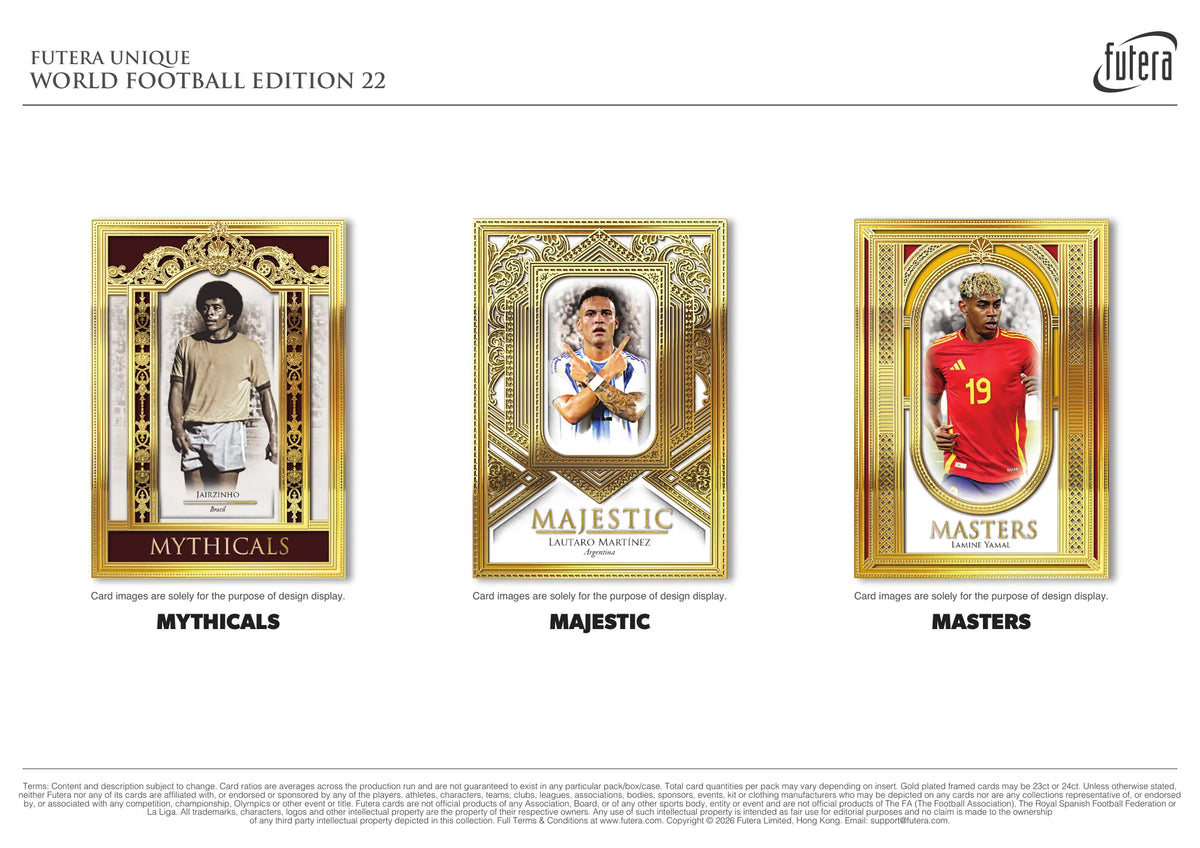 2026 Futera World Football Unique Edition 22