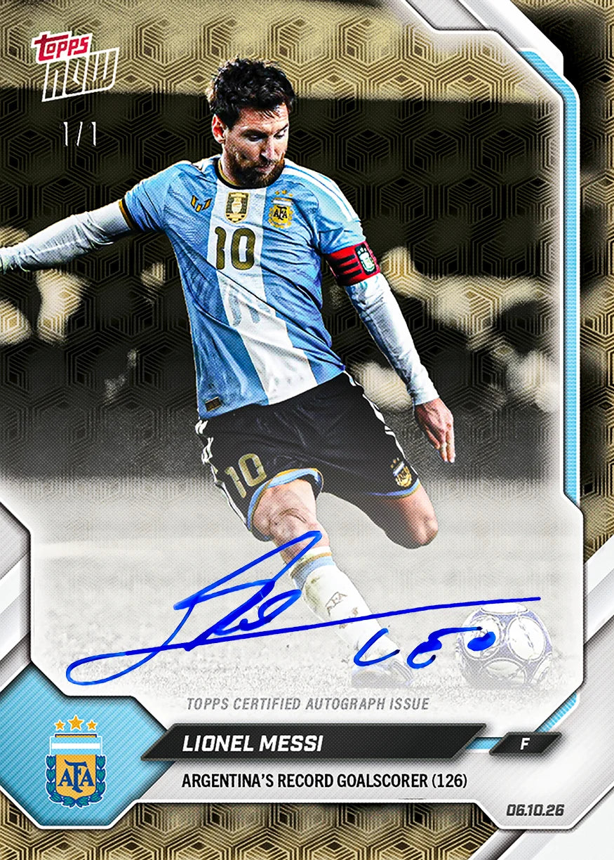 Lionel Messi - 2026 Argentina Topps NOW® - Final Farewell Pack