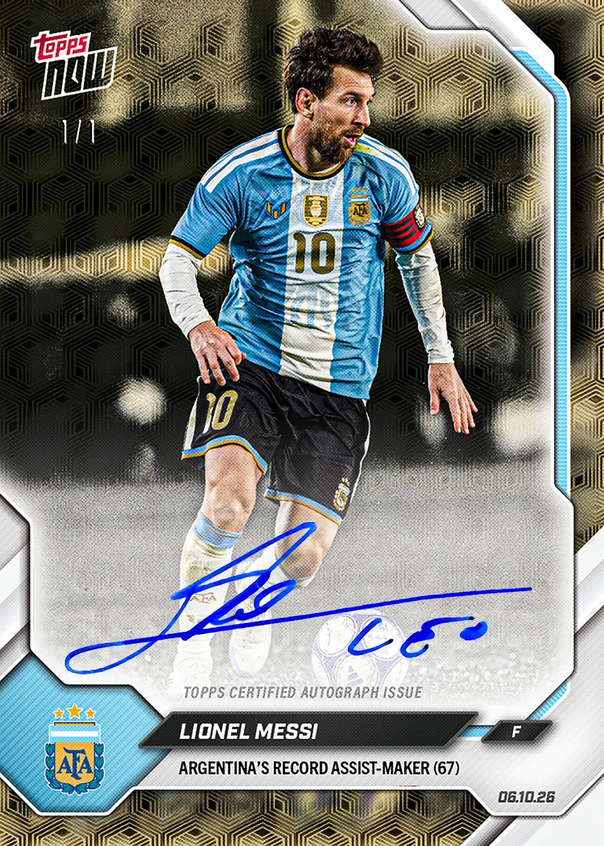 Lionel Messi - 2026 Argentina Topps NOW® - Final Farewell Pack
