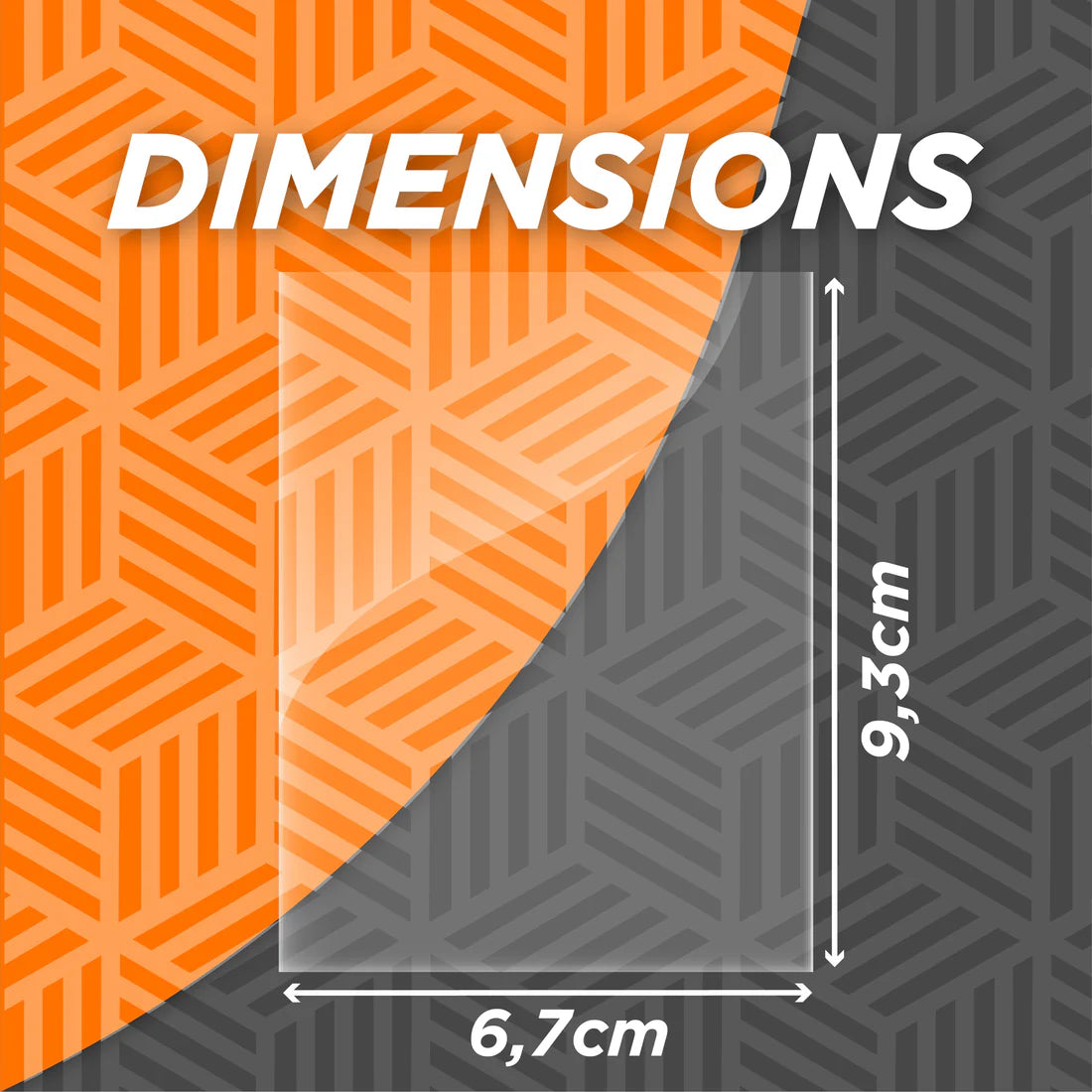 Fundas / sleeves universales para cartas - 68x94 mm