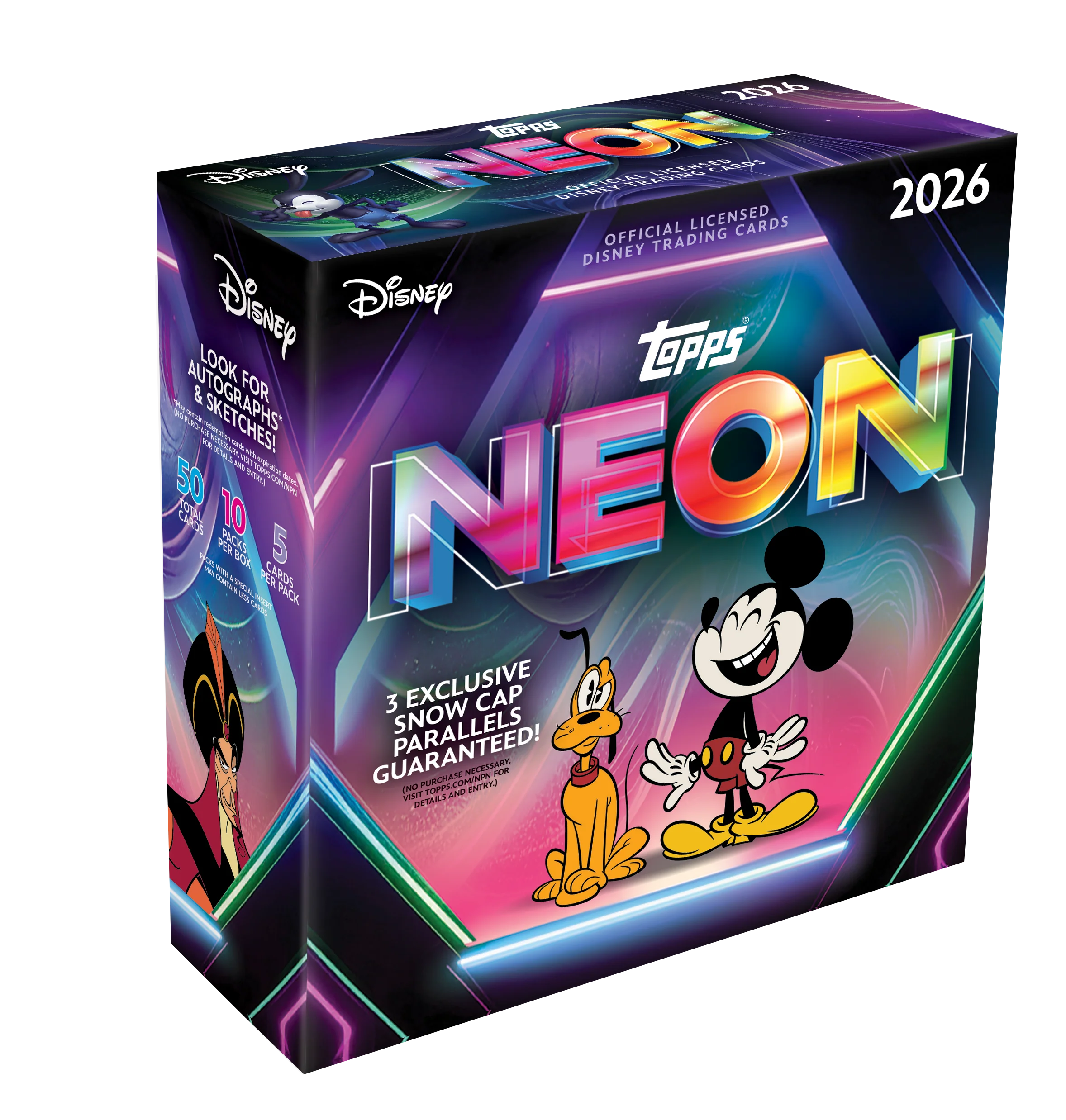2026 Disney Neon Topps Mega Box