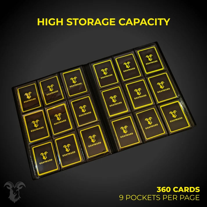 Álbum para Cartas TCG 3×3 – Capacidad para 360 Cartas con Banda Elástica | GOATWARD