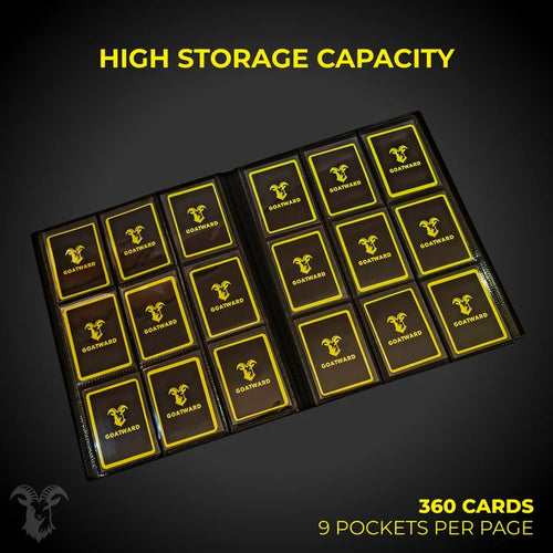 Álbum para Cartas TCG 3×3 – Capacidad para 360 Cartas con Banda Elástica | GOATWARD