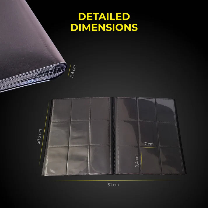 Álbum para Cartas TCG 3×3 – Capacidad para 360 Cartas con Banda Elástica | GOATWARD
