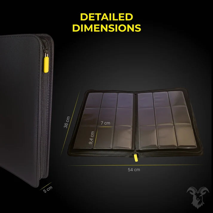 Álbum TCG 3×3 – Capacidad para 360 Cartas con Cierre de Cremallera | GOATWARD