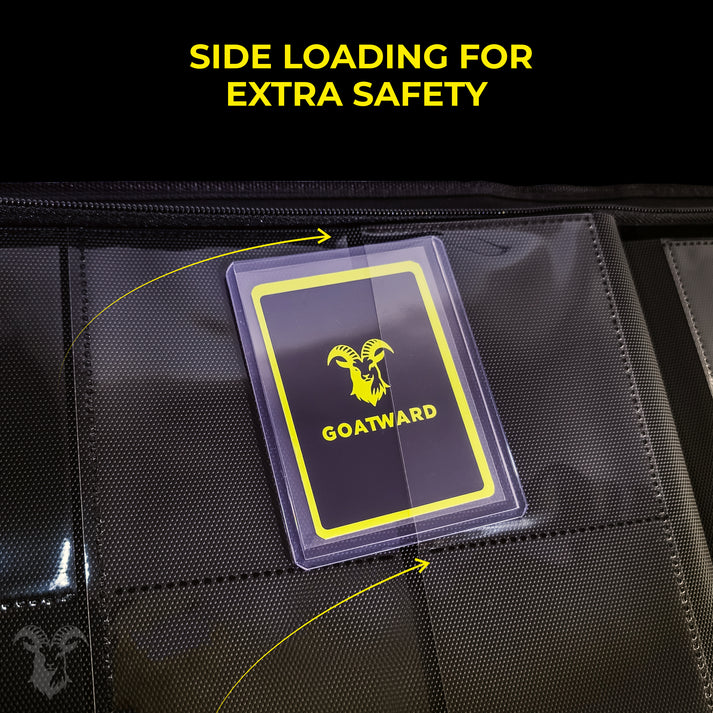 Álbum para Toploaders 3×3 – Capacidad para 360 con Cierre de Cremallera | GOATWARD