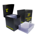 Toploaders 100 PT Pack de 27 con Deck Box Negra | GOATWARD
