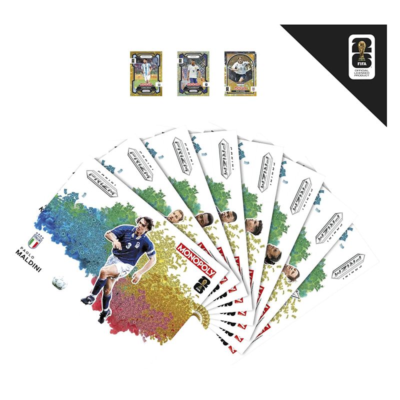 Monopoly Panini Prizm World Cup 2026 FIFA Tablero + Pack de Inicio
