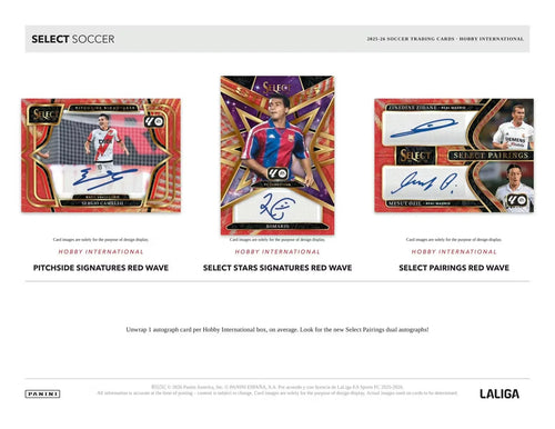 2025-26 Panini Select La Liga – International Hobby Box
