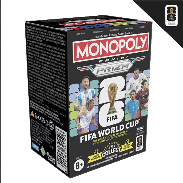 Monopoly Panini Prizm FIFA World Cup 2026 Blaster Box
