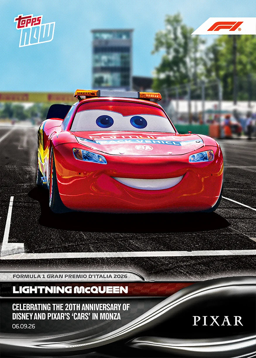 Lightning McQueen - 2026 Formula 1® Topps NOW® - Card 55