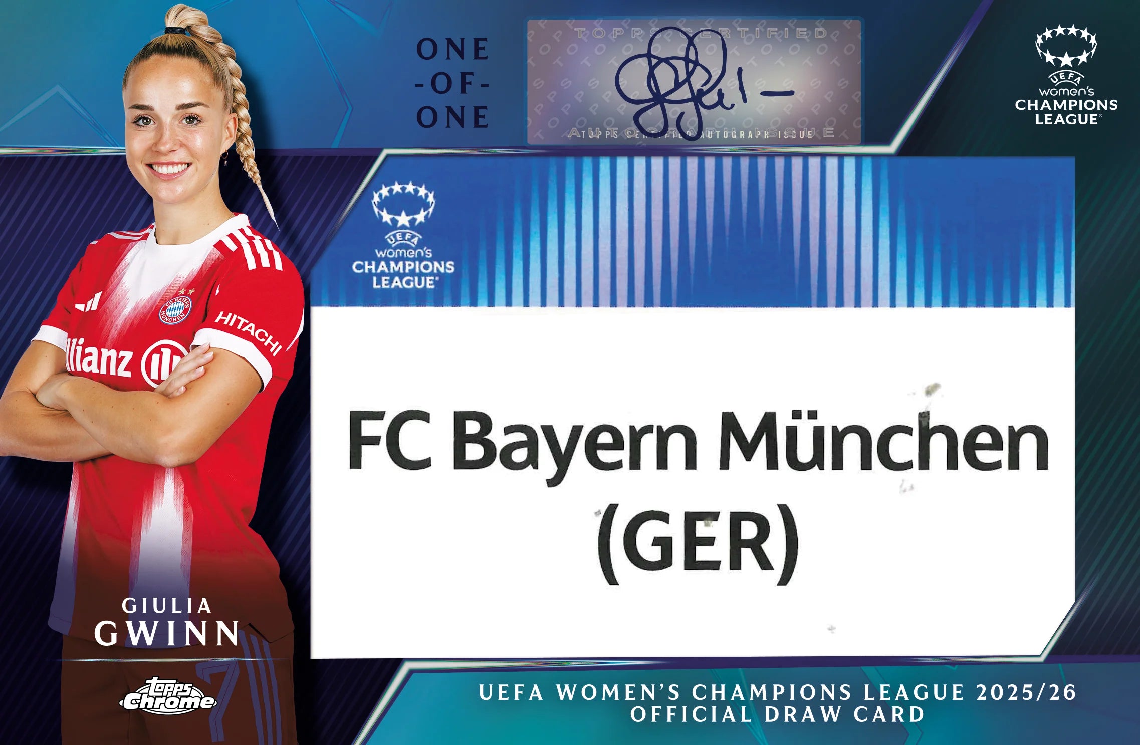 Topps Chrome® UEFA Women's Champions League 2025/26 - Hobby Box