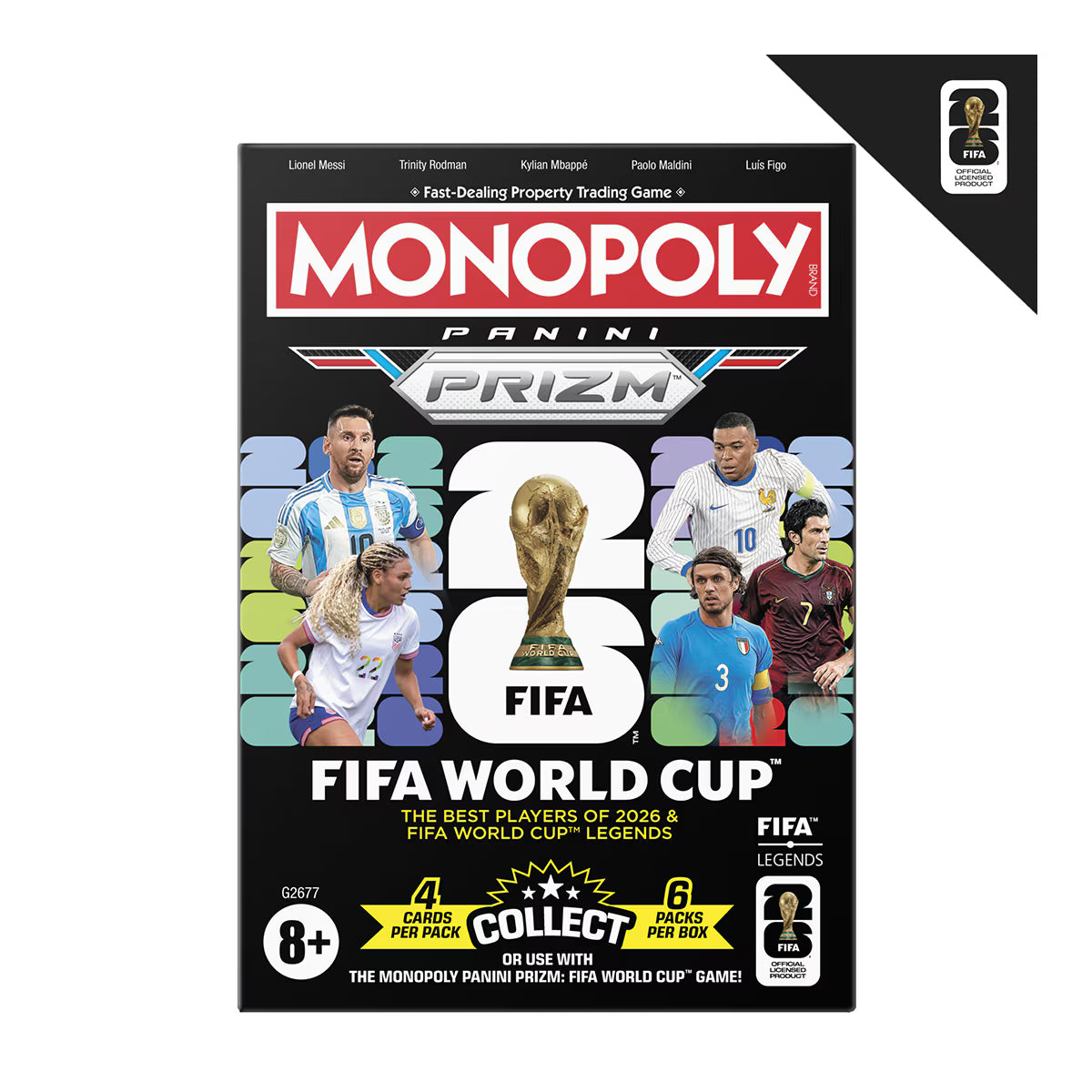 Monopoly Panini Prizm FIFA World Cup 2026 Blaster Box